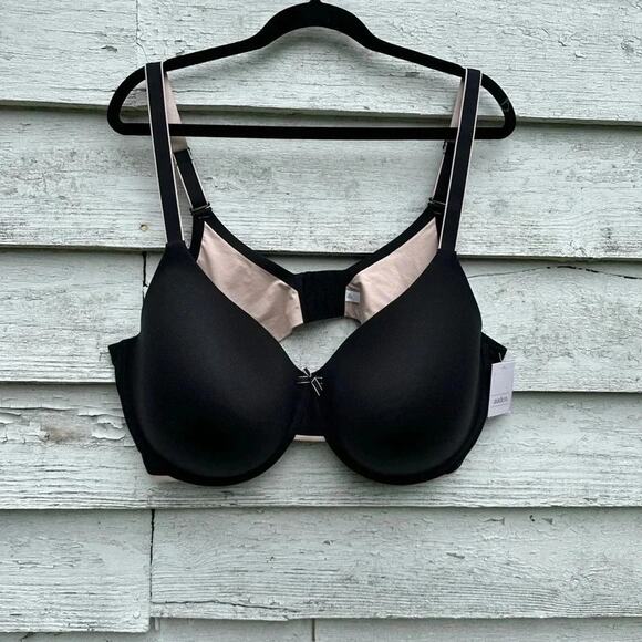 Auden black cotton underwear, full coverage bra size 46DDD - Picture 1 of 3